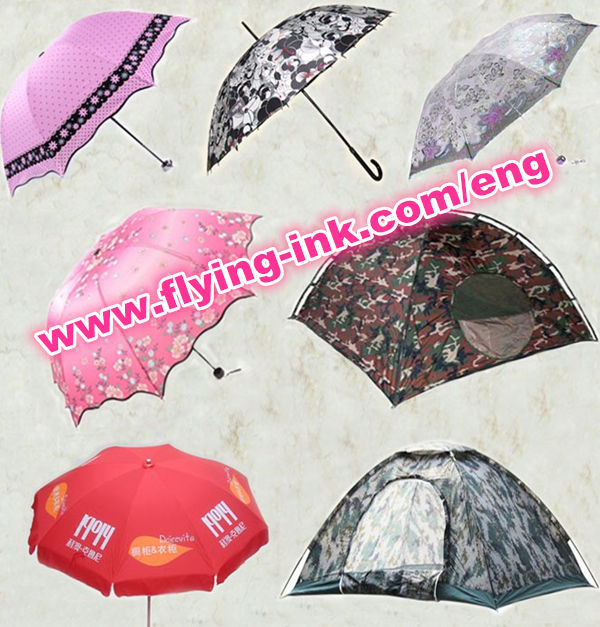 Sublime transfer ink for umbrella and tent