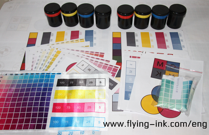 CMYK offset transfer ink