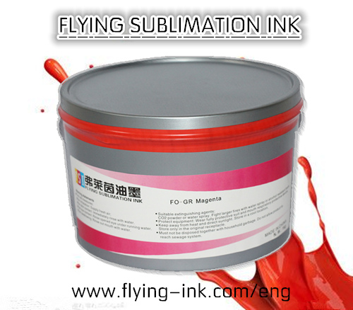 High glossy offset sublimation thermal transfer ink